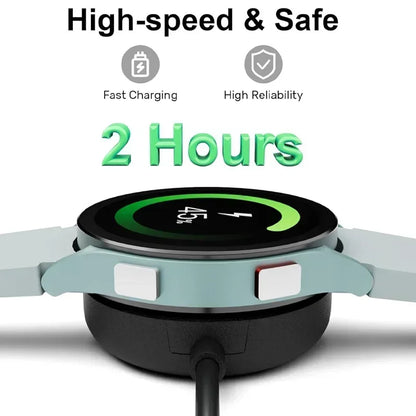 Portable USB Cable Fast Charging Dock Station Magnetic Watch Wireless Charger Samsung Galaxy Watch 1