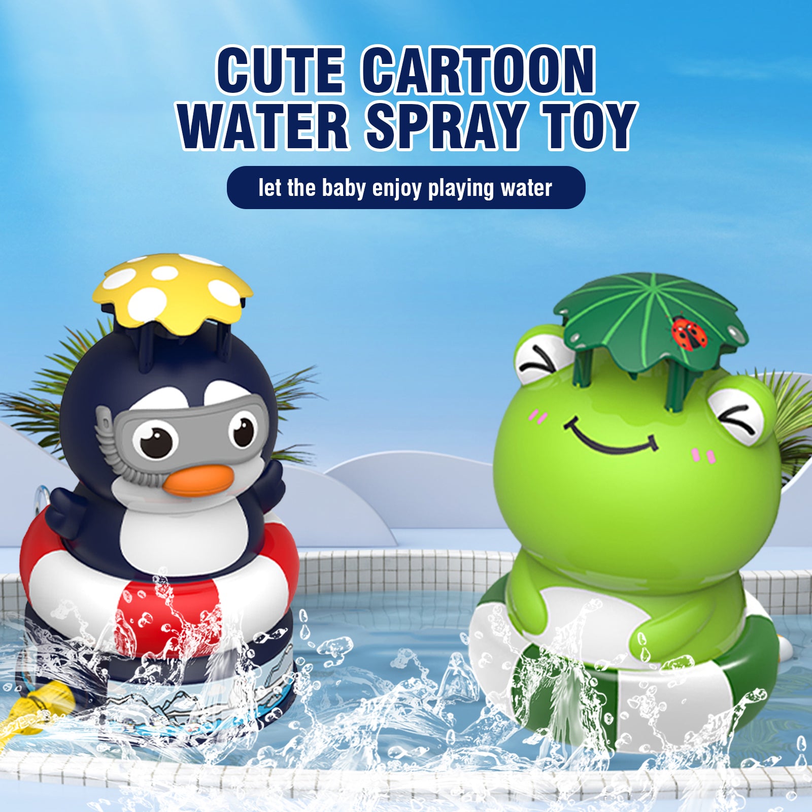 Flying Shooting Launcher Sprinkler, Rotating Spray Kids Water Toy, Outdoor Lawn Garden Splash Game, Fun Interaction
