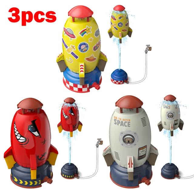 Flying Shooting Launcher Sprinkler, Rotating Spray Kids Water Toy, Outdoor Lawn Garden Splash Game, Fun Interaction
