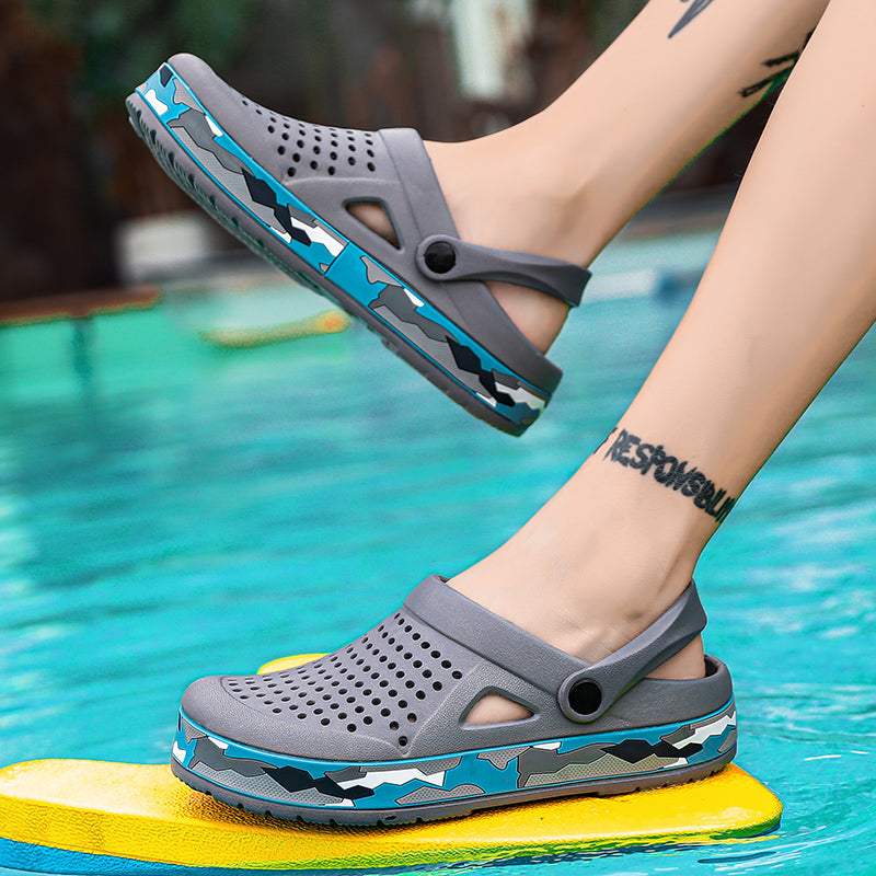 Lightweight Clogs Men Sandals Outdoor Casual Shoes Soft Sole Garden  Beach Slides For Summer Comfor 1