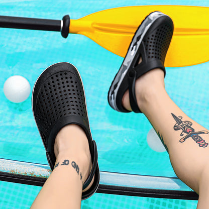 Lightweight Clogs Men Sandals Outdoor Casual Shoes Soft Sole Garden  Beach Slides For Summer Comfor 2