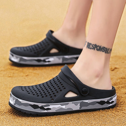 Lightweight Clogs Men Sandals Outdoor Casual Shoes Soft Sole Garden  Beach Slides For Summer Comfor 7