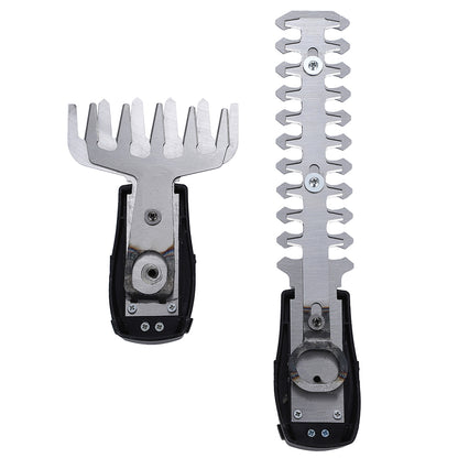 18V Cordless Hedge Trimmer  Grass Shear 2in1 Mini Handheld Electric Shrubbery Trimmer For Garden 5