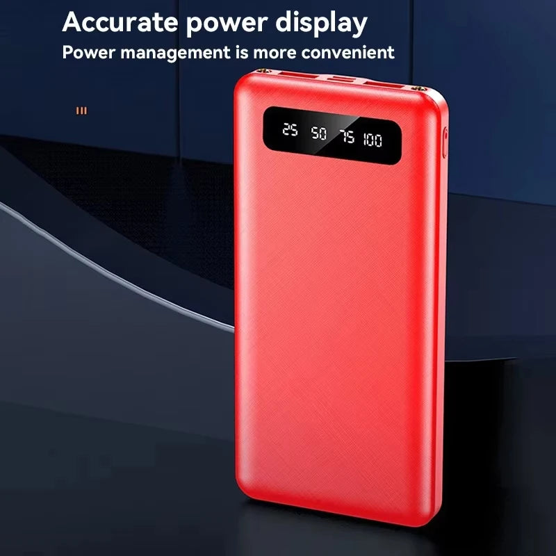High Capacity Power Bank Super Fast Charging Battery Digital Display For IPhone Samsung Huawei Xiao 4