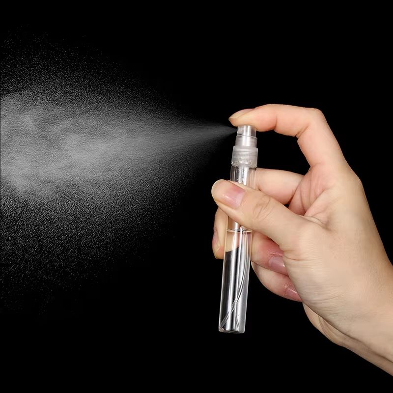Black Refillable Glass Perfume Bottles  2ml To 10ml Portable Empty Cosmetic Sample Vials 50100PCS S 3