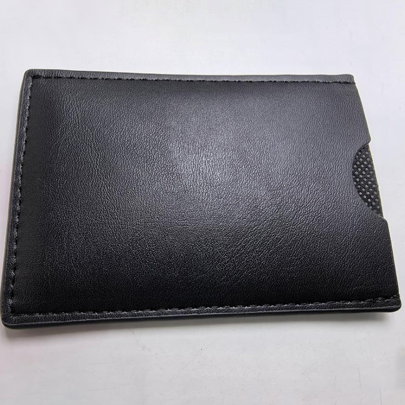Leather Bat Wallet, Personalized Superhero Mask Card Holder, Heroic Wallet Gift