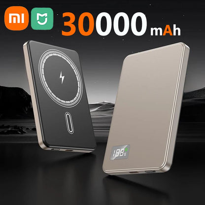 Portable Magnetic Wireless Power Bank Xiaomi PD Fast Charging External Battery For Magsafe IPhone S 6