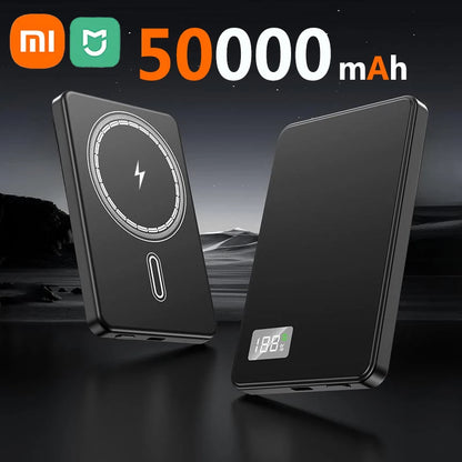 Portable Magnetic Wireless Power Bank Xiaomi PD Fast Charging External Battery For Magsafe IPhone S 7
