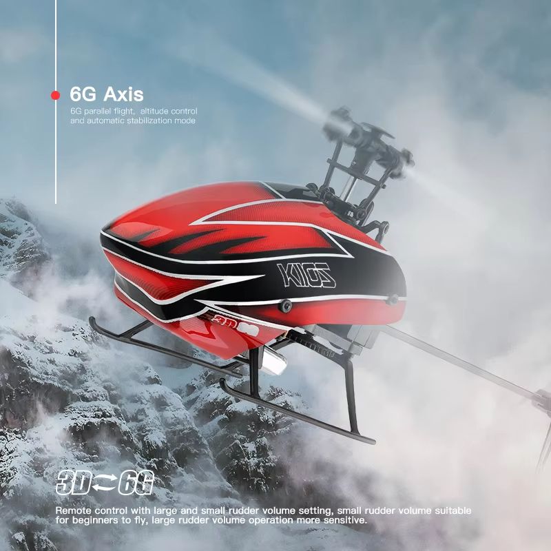 Wltoys XK K110S 6CH Brushless RC Helicopter  Precision Control 3D6G Flight Trainer For Beginners An 1