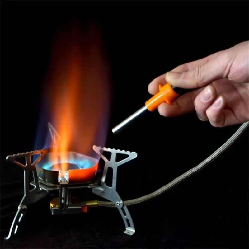 Mini Electric Piezo Igniter  Portable Stainless Steel Camping  Kitchen Lighter For BBQ Stove And Ou 1