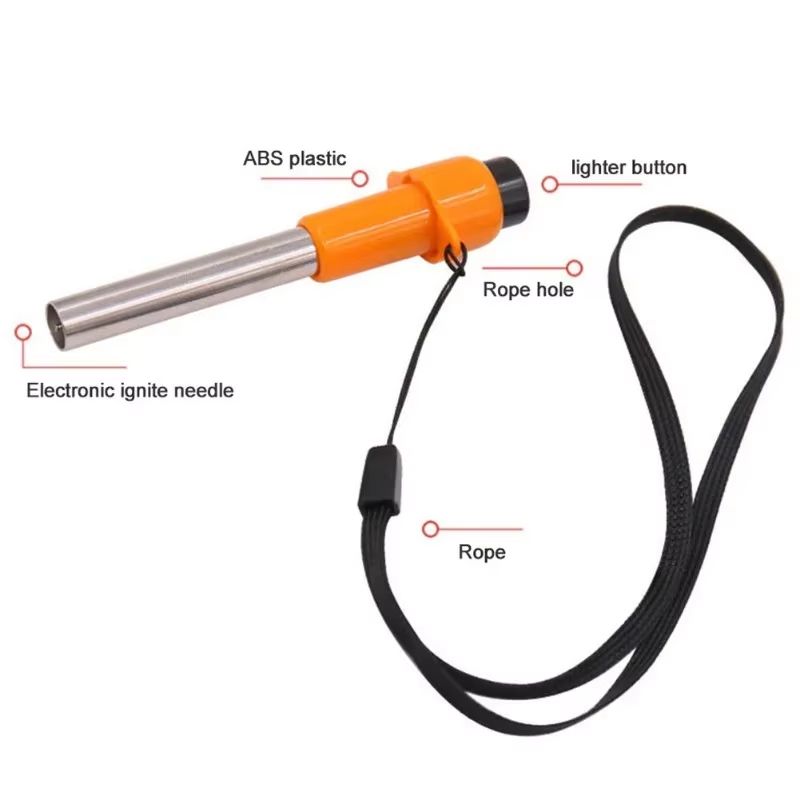 Mini Electric Piezo Igniter  Portable Stainless Steel Camping  Kitchen Lighter For BBQ Stove And Ou 6