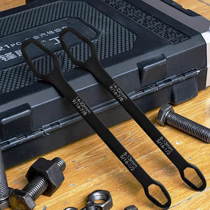 822mm Universal SelfTightening Torx Wrench  DoubleHead Adjustable Spanner Hand Tool For Workshop Fa 1