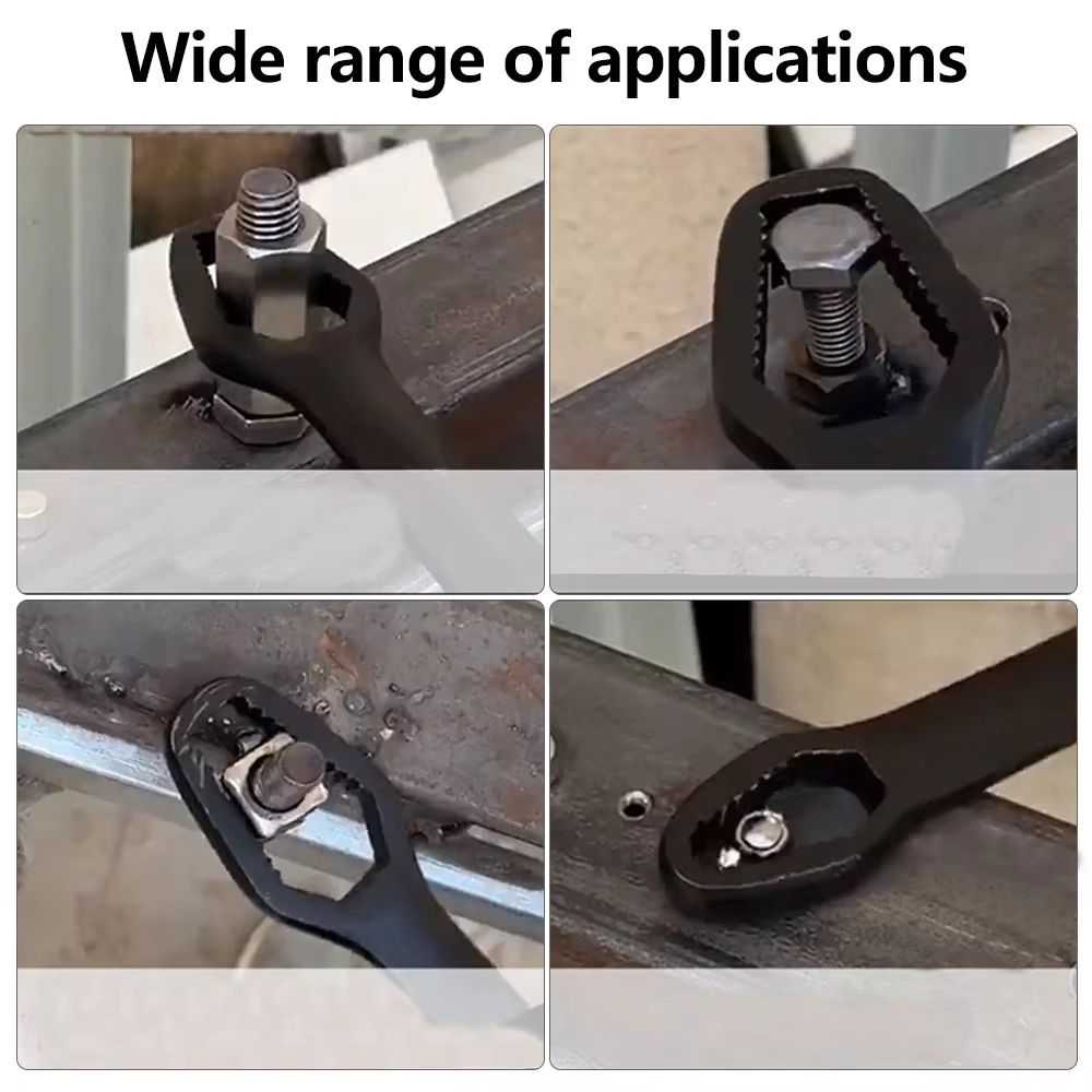 822mm Universal SelfTightening Torx Wrench  DoubleHead Adjustable Spanner Hand Tool For Workshop Fa 4