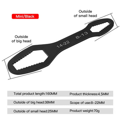822mm Universal SelfTightening Torx Wrench  DoubleHead Adjustable Spanner Hand Tool For Workshop Fa 6