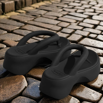 Womens ThickSoled EVA FlipFlops WedgeHeeled NonSlip Summer Sandals Heightening Casual Outer Wear Sl 1
