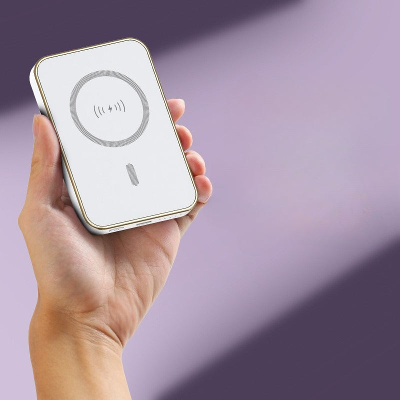 Portable Charger External Auxiliary Battery Pack, New Magnetic Wireless Power Bank, 10000mAh for iPhone