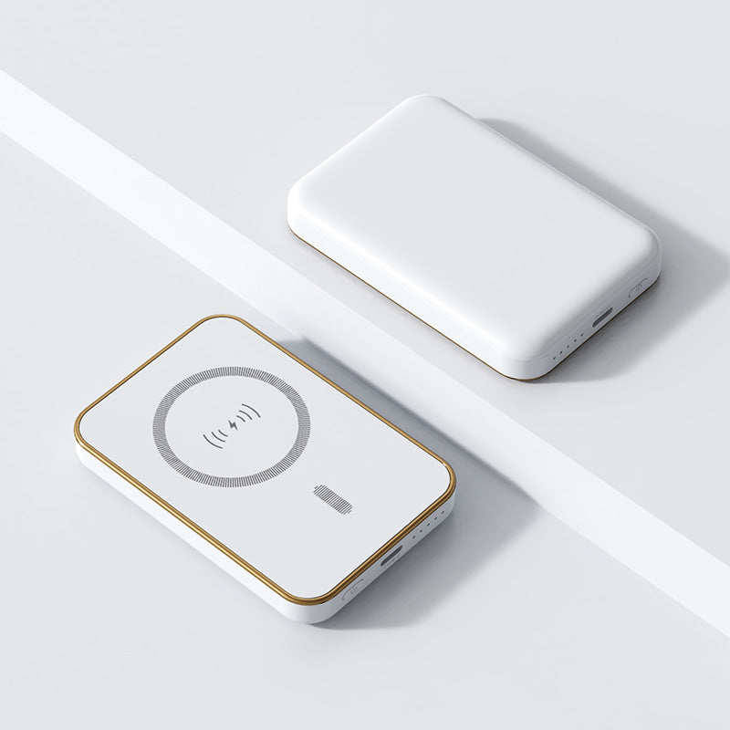 Portable Charger External Auxiliary Battery Pack, New Magnetic Wireless Power Bank, 10000mAh for iPhone