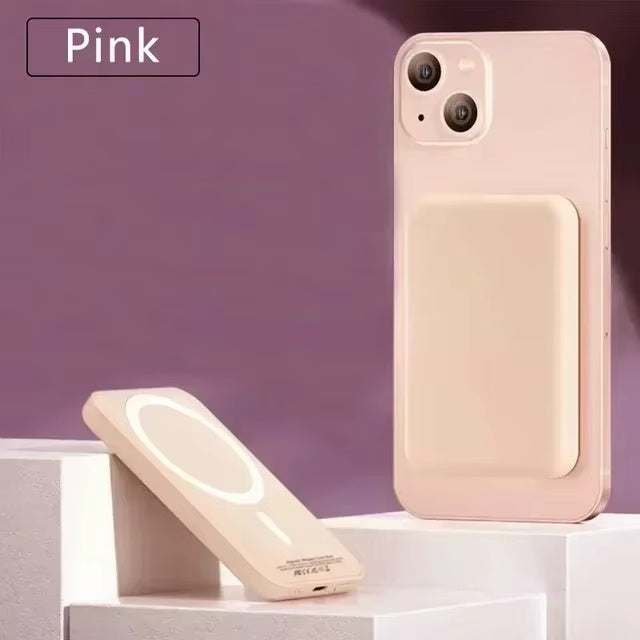 Portable Charger External Auxiliary Battery Pack, New Magnetic Wireless Power Bank, 10000mAh for iPhone