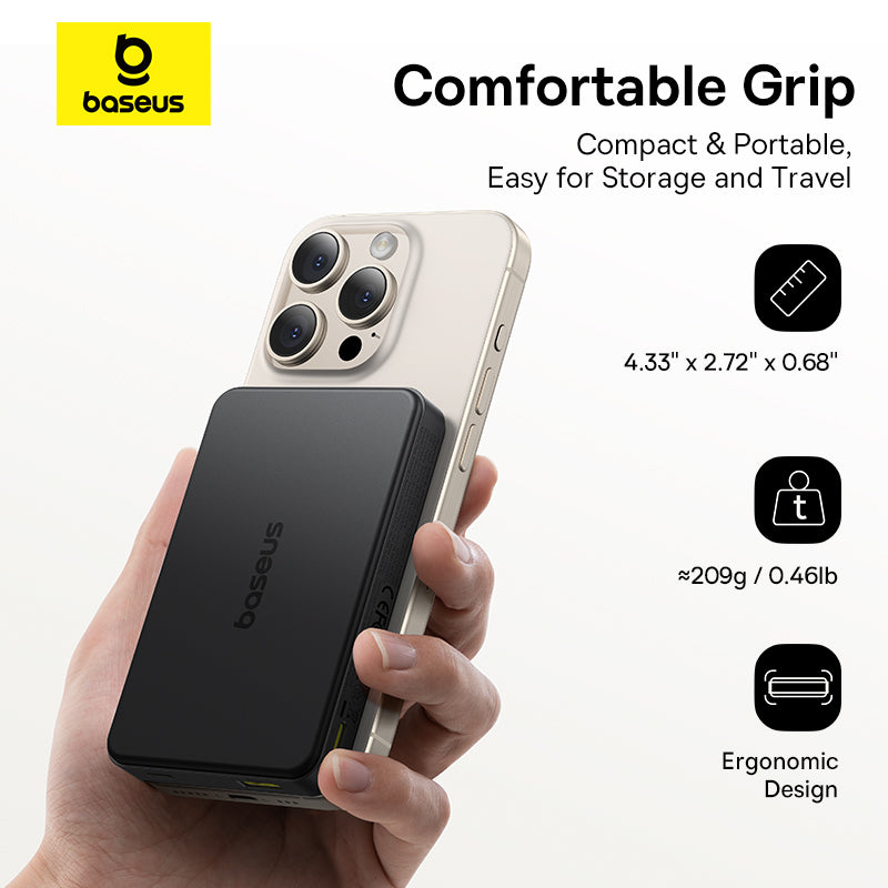 Qi2 Magnetic Power Bank Baseus 10000mah 225W Wired  15W Wireless Qi2 Certified For IPhone 1