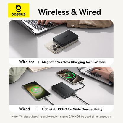 Qi2 Magnetic Power Bank Baseus 10000mah 225W Wired  15W Wireless Qi2 Certified For IPhone 3