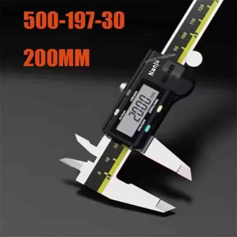 NanJu Digital Vernier Caliper  Precision Stainless Steel Measuring Tool With LCD Display 150mm  200 9
