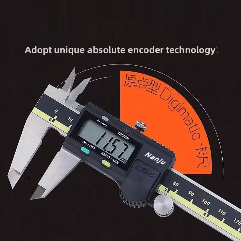 NanJu Digital Vernier Caliper  Precision Stainless Steel Measuring Tool With LCD Display 150mm  200 1