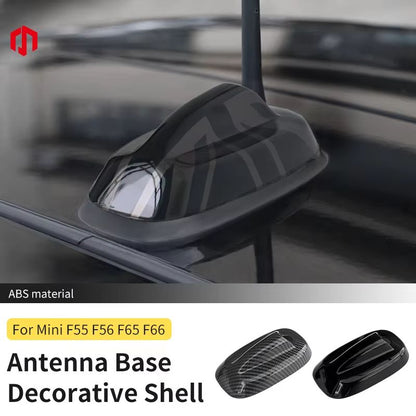 Carbon Fiber Style Antenna Decoration Cover for MINI Cooper S JCW F55 F56 F65 F66 – Car Exterior Trim Stic