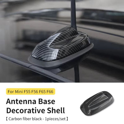 Carbon Fiber Style Antenna Decoration Cover For MINI Cooper S JCW F55 F56 F65 F66  Car Exterior Tri 9