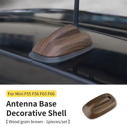 Carbon Fiber Style Antenna Decoration Cover For MINI Cooper S JCW F55 F56 F65 F66  Car Exterior Tri 11
