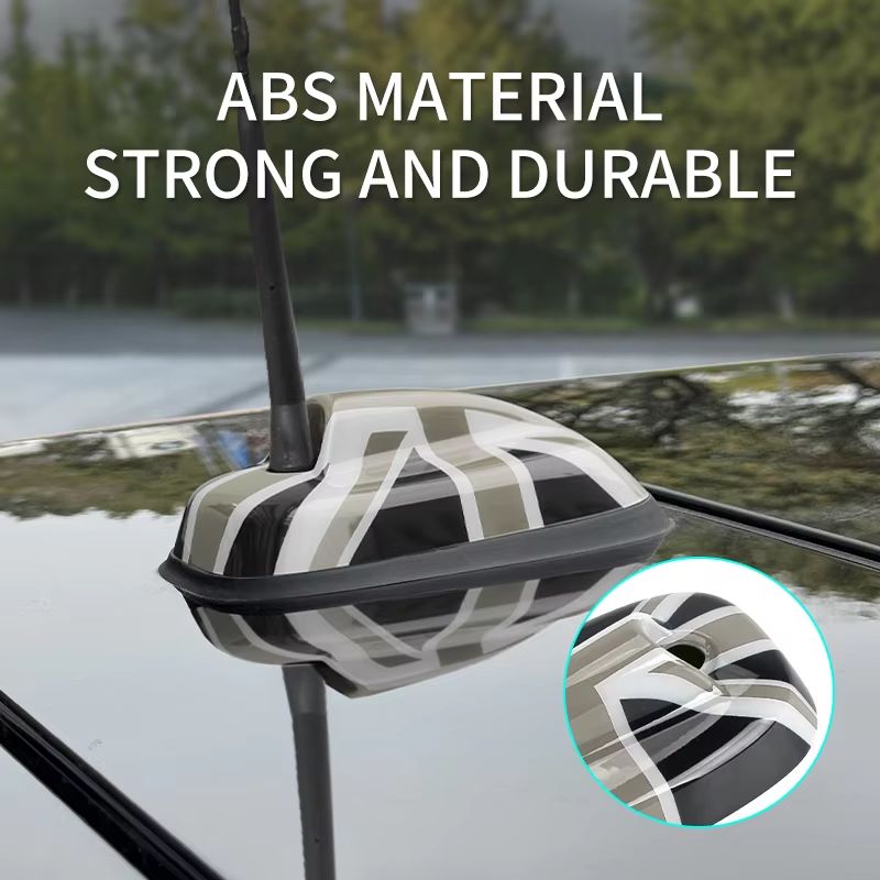 Carbon Fiber Style Antenna Decoration Cover For MINI Cooper S JCW F55 F56 F65 F66  Car Exterior Tri 2