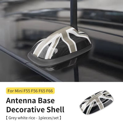 Carbon Fiber Style Antenna Decoration Cover For MINI Cooper S JCW F55 F56 F65 F66  Car Exterior Tri 5