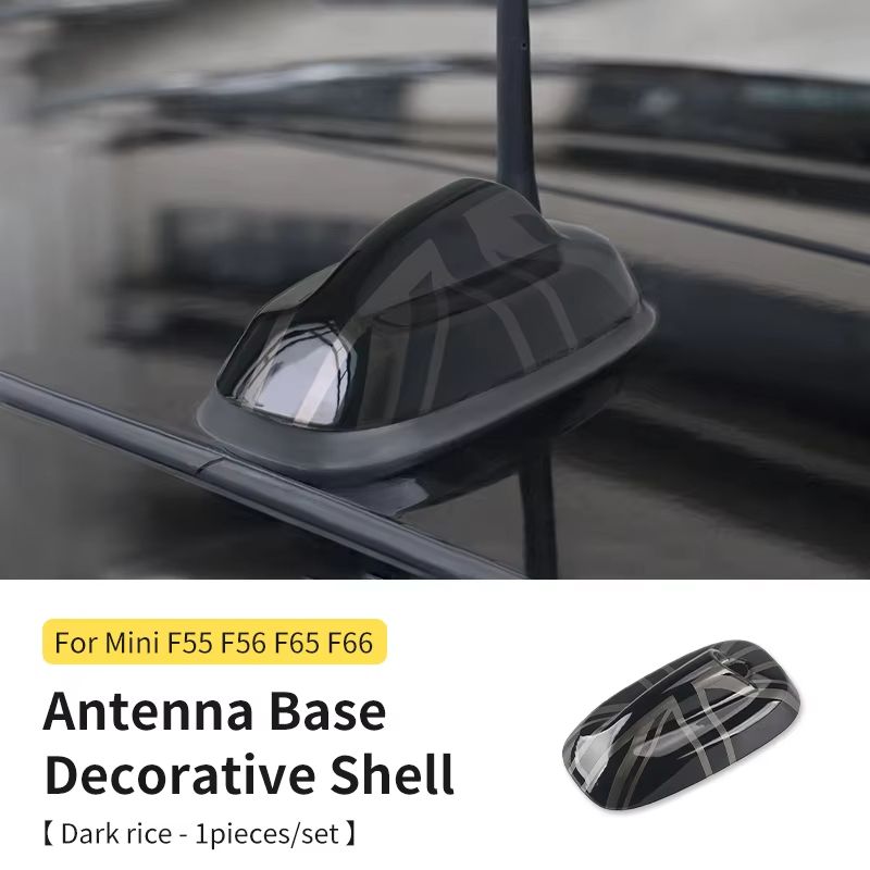 Carbon Fiber Style Antenna Decoration Cover For MINI Cooper S JCW F55 F56 F65 F66  Car Exterior Tri 6