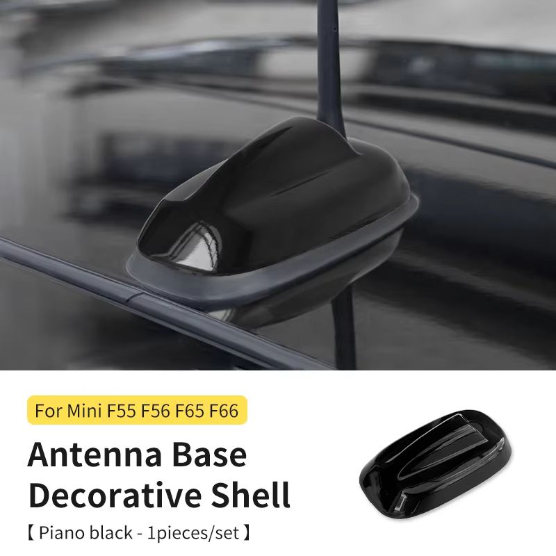 Carbon Fiber Style Antenna Decoration Cover For MINI Cooper S JCW F55 F56 F65 F66  Car Exterior Tri 8