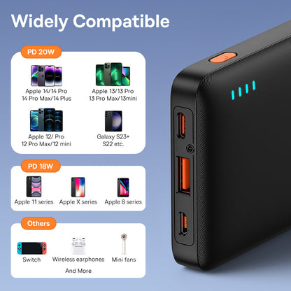 Baseus Airpow 20W Power Bank, Fast Charge, Powerbank for iPhone Xiaomi Batteries