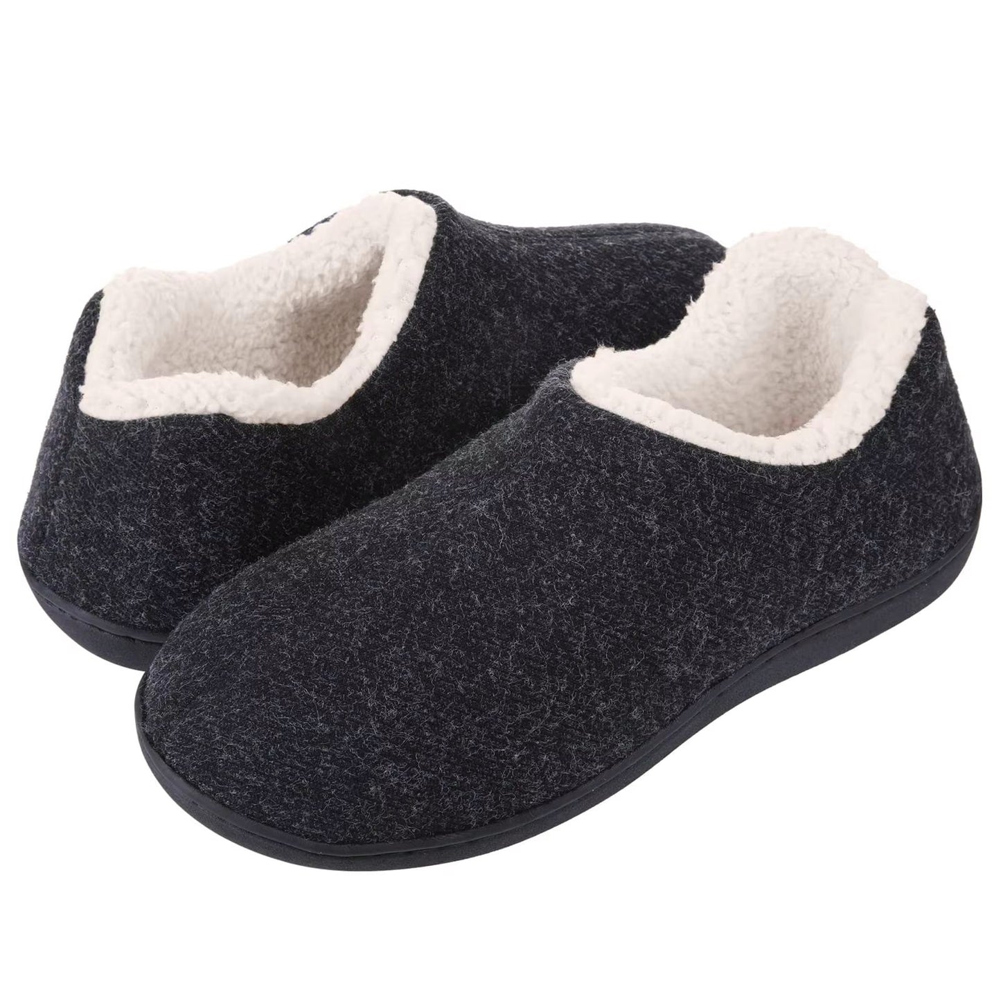 Bebealy Womens Fuzzy Warm Cotton Slippers  Indoor  Outdoor Comfort Shoes 9