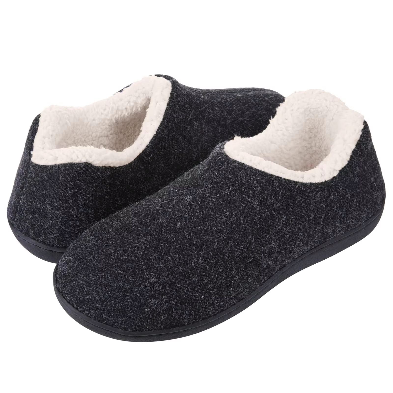 Bebealy Womens Fuzzy Warm Cotton Slippers  Indoor  Outdoor Comfort Shoes 9