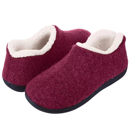 Bebealy Womens Fuzzy Warm Cotton Slippers  Indoor  Outdoor Comfort Shoes 7