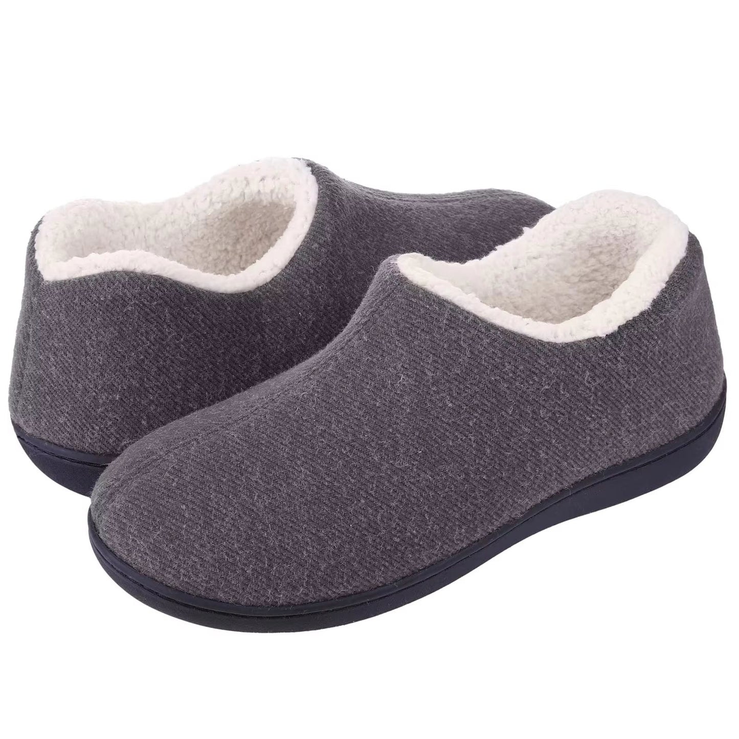 Bebealy Womens Fuzzy Warm Cotton Slippers  Indoor  Outdoor Comfort Shoes 8
