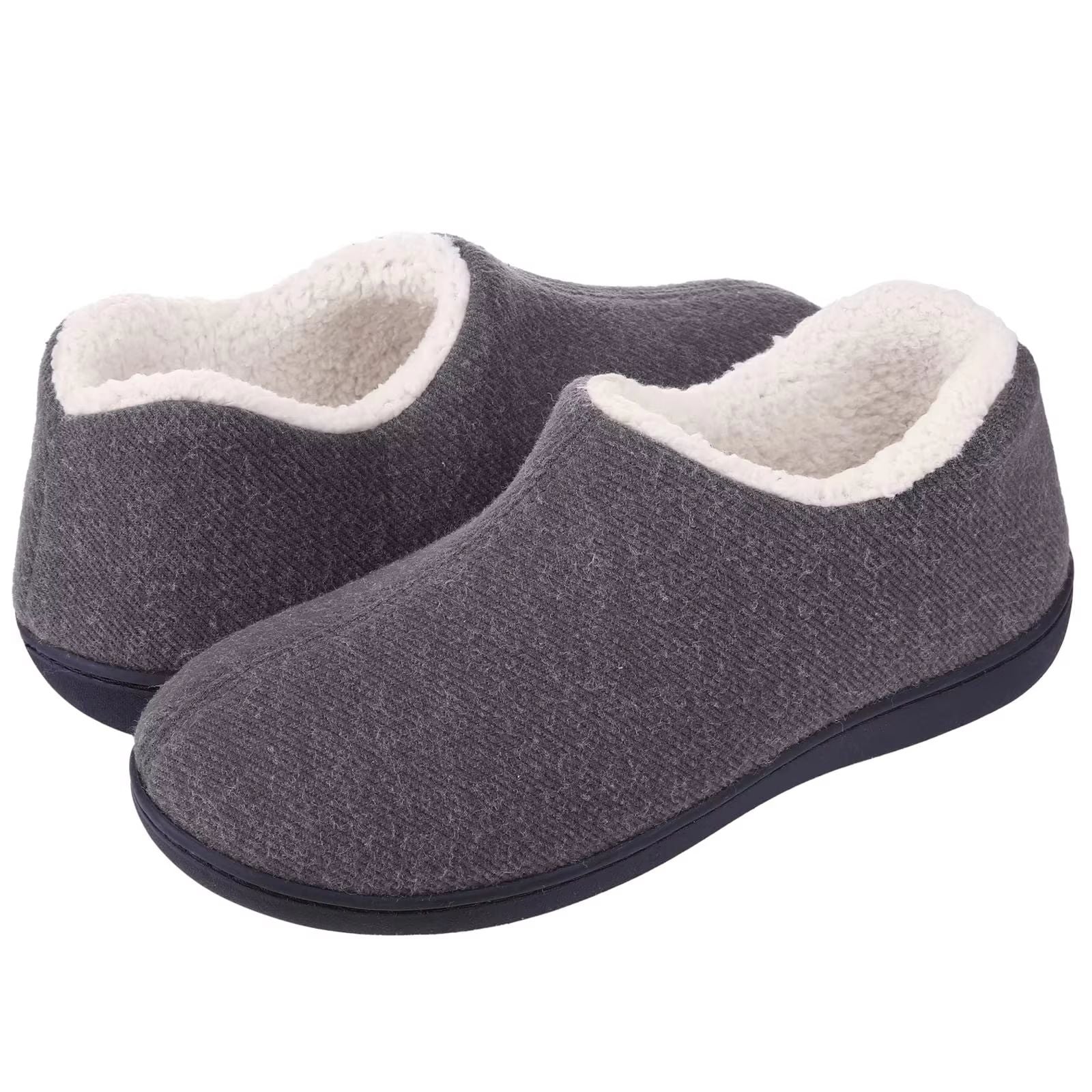Bebealy Womens Fuzzy Warm Cotton Slippers  Indoor  Outdoor Comfort Shoes 8