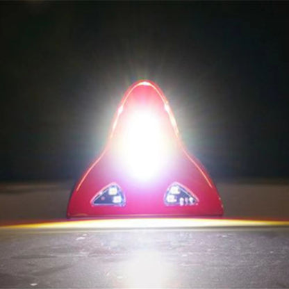 Solar LED Shark Fin AntiCollision Light  Universal Car Safety  Styling Accessory 2