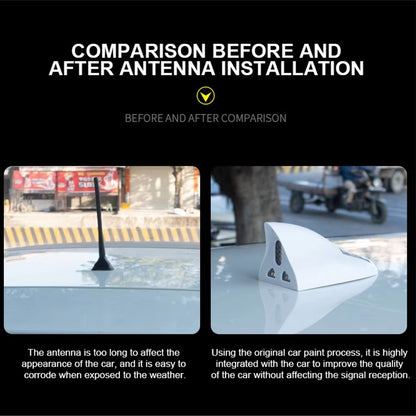 Solar LED Shark Fin AntiCollision Light  Universal Car Safety  Styling Accessory 5