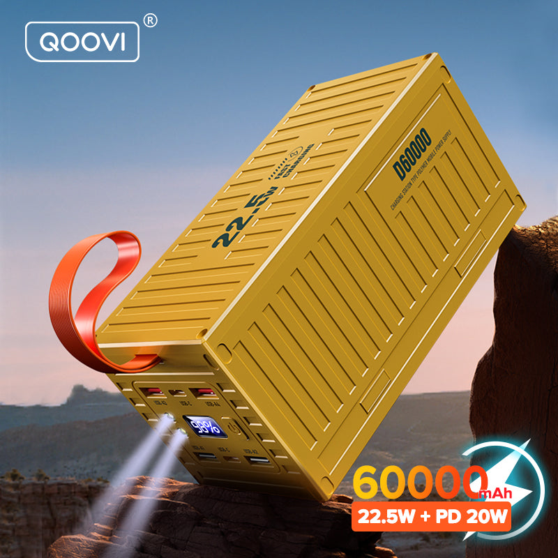Large Battery Power Bank, Fast Charging 22.5 W PD QC 3.0 Power Station for iPhone Xiaomi