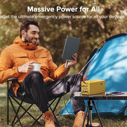 Large Battery Power Bank, Fast Charging 22.5 W PD QC 3.0 Power Station for iPhone Xiaomi