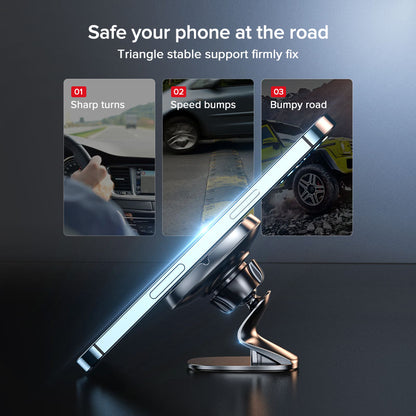 Magnetic Car Phone Holder Mobile Cell Stand 360 Degree Air Vent Magnet Mount GPS Support For IPhone 4