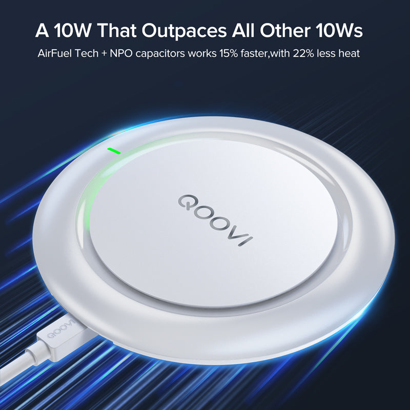 Wireless Charger 10W Fast Charging Pad For IPhone  Qi USB Charger For Samsung 1