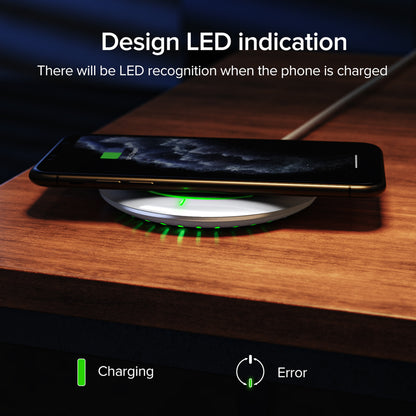 Wireless Charger 10W Fast Charging Pad For IPhone  Qi USB Charger For Samsung 4
