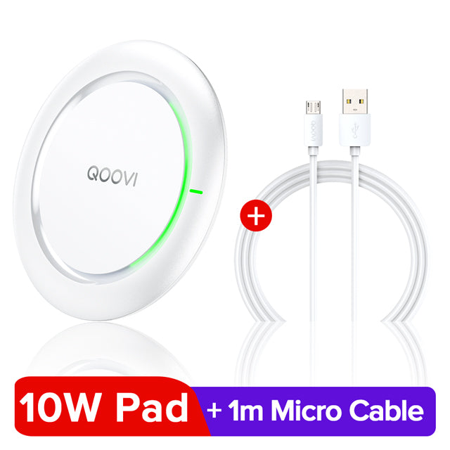 Wireless Charger 10W Fast Charging Pad For IPhone  Qi USB Charger For Samsung 7