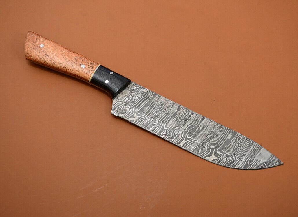 Chef Handmade Damascus Steel Knife  Premium Kitchen Knife With Rosewood Handle 1
