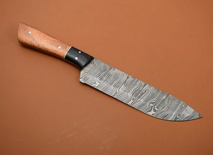 Chef Handmade Damascus Steel Knife  Premium Kitchen Knife With Rosewood Handle 1