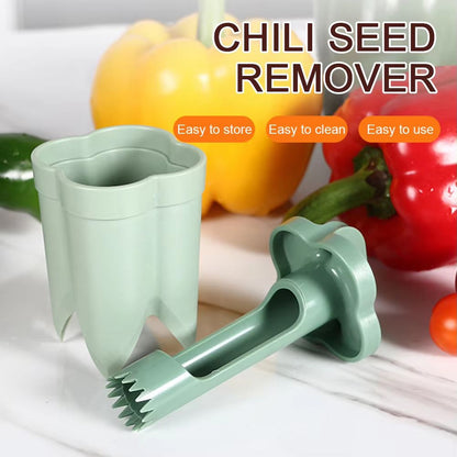 2in1 Fruit  Pepper Corer  Efficient Seed Removing Tool 3